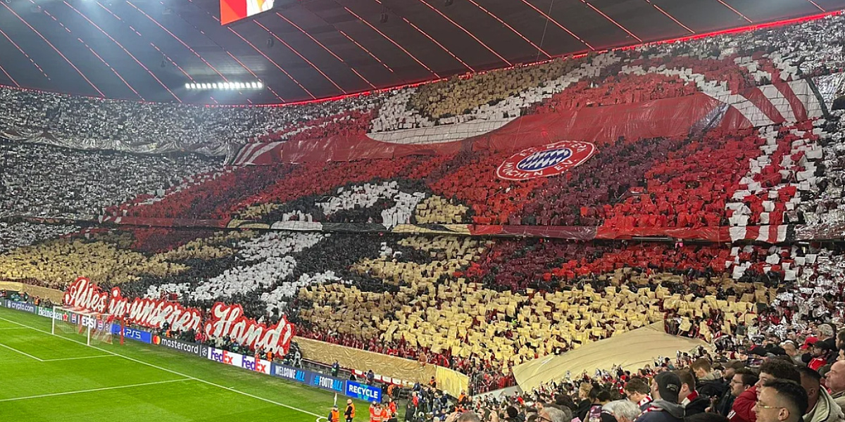 Pogledajte spektakularnu koreografiju navijača Bayerna protiv Reala: 