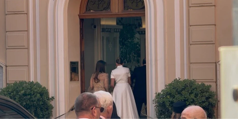 Melina Džinović se udala u Dior haljini od 8.000 eura, izgled upotpunila bisernim naušnicama