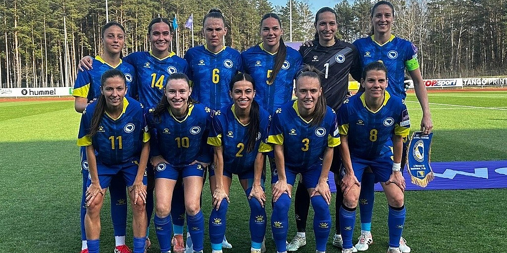 Nogometašice BiH u uzvratu deklasirale Lihtenštajn i ponovo izbile na čelo kvalifikacijske grupe 1 za SP