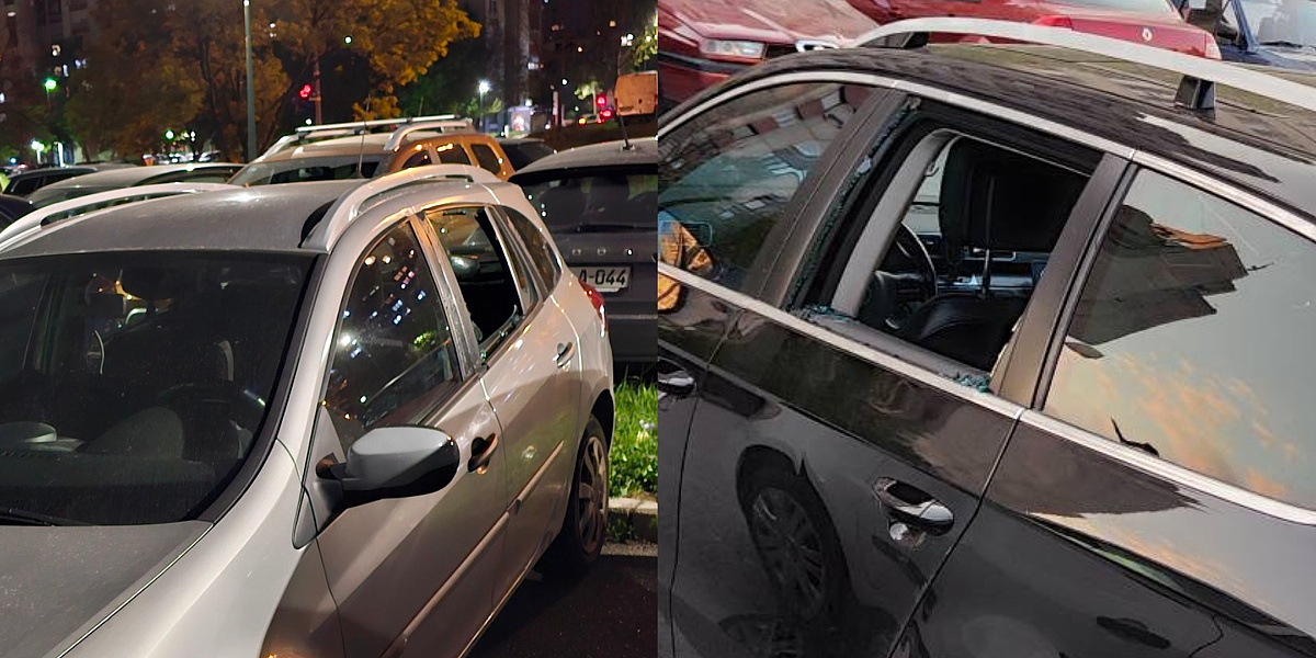 U seriji incidenata na Alipašinom Polju porazbijano više automobila: Gorjelo i vozilo, građani u strahu za imovinu