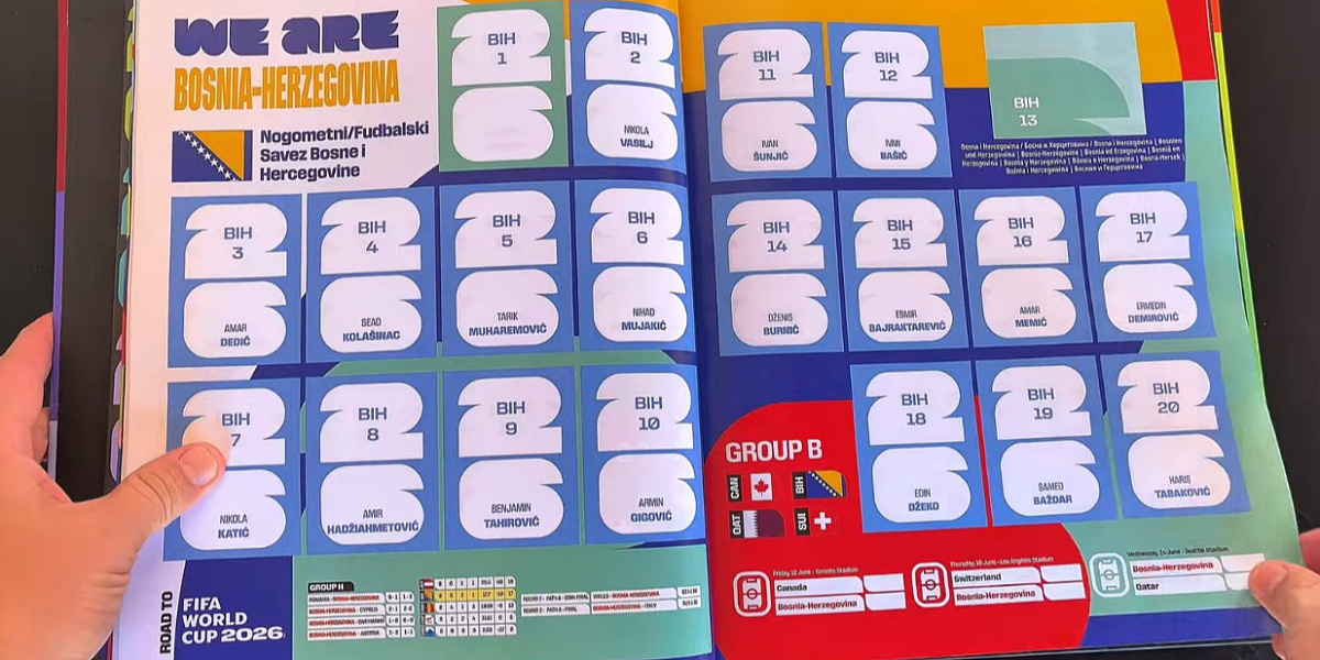 Hoće li sličice razočarati navijače BiH? Nema Alajbegovića, a ovo su Zmajevi koji nas predstavljaju