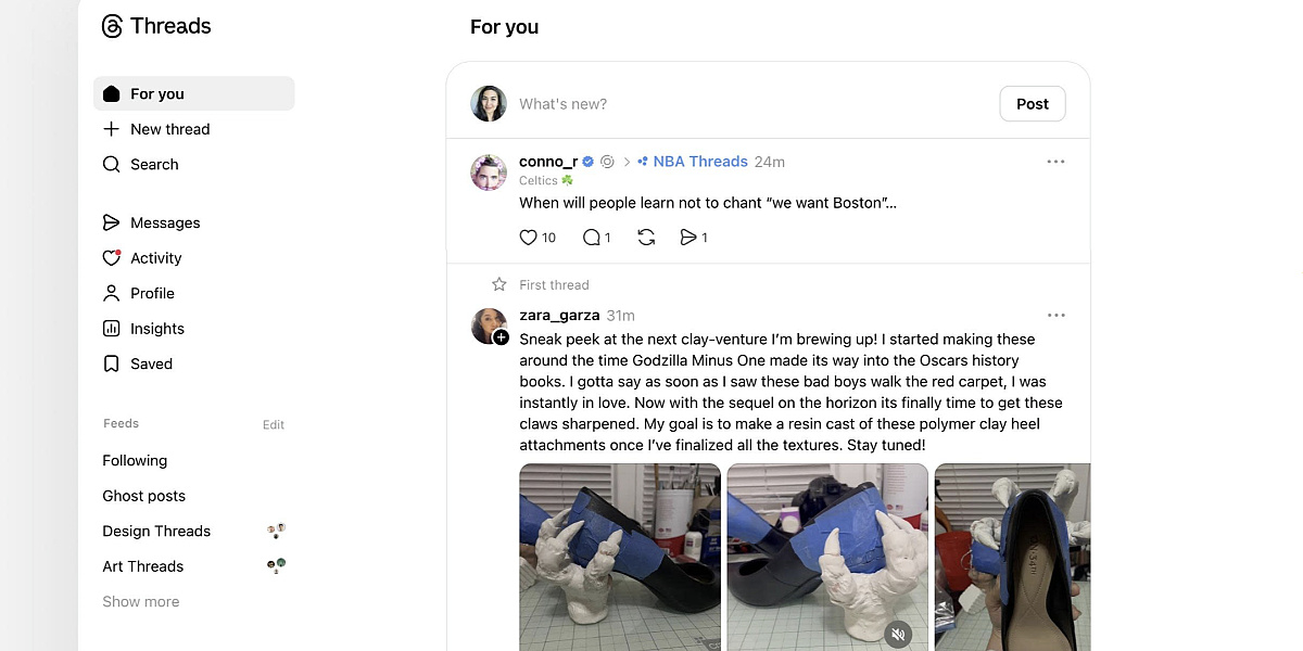 Meta testira redizajn Threadsa na webu, koji konačno dodaje direktne poruke