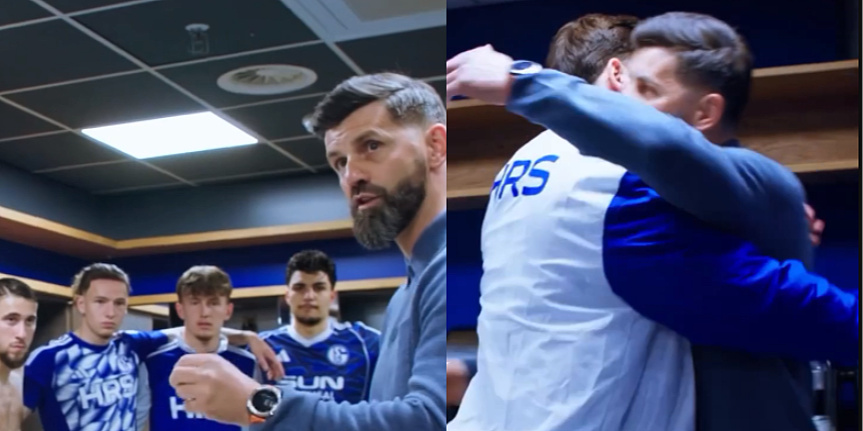 Kako ne pobijediti nakon ovoga: Pogledajte impresivan govor Muslića iz svlačionice Schalkea