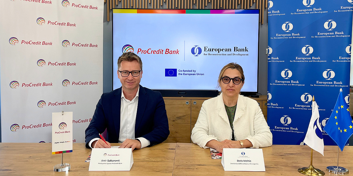 ProCredit Bank: Kreditna linija za mikro, mala i srednja preduzeća uz podjelu rizika kroz garantni mehanizam EBRD-a