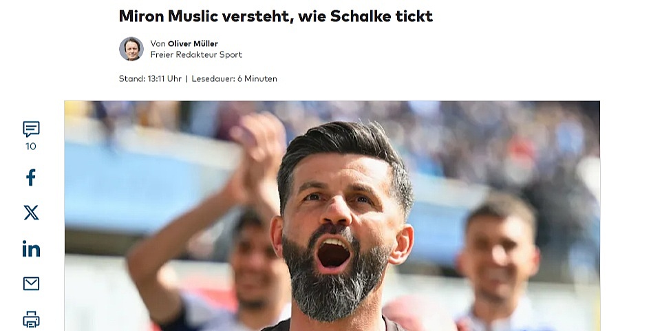 Kako je Muslić napravio nevjerovatan uspjeh u Schalkeu: Nijemci posvetili divne riječi bh. treneru