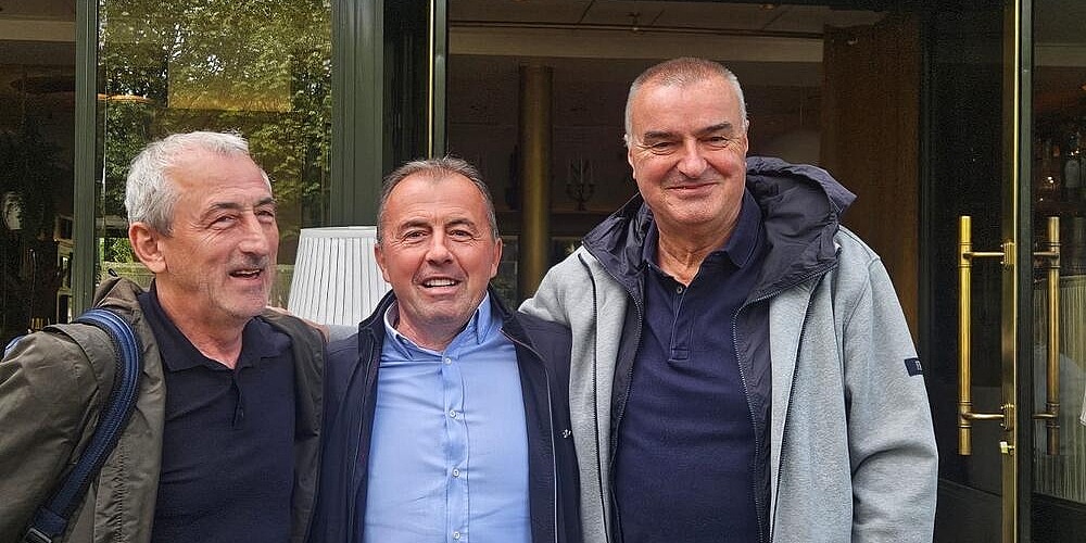 Bh. legende u Parizu: Safet Sušić i Mehmed Baždarević u društvu Radulovića i Šurjaka