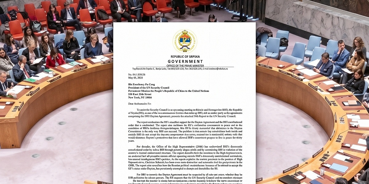 Skandalozan izvještaj Vlade RS-a poslan Vijeću sigurnosti UN-a: 