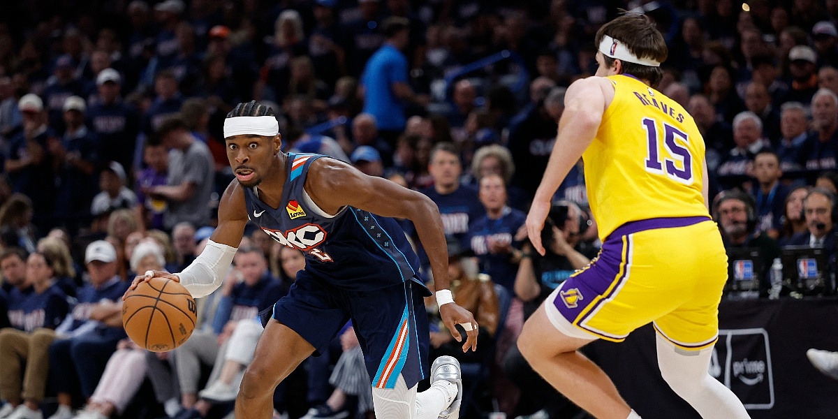 Oklahoma bez isključenog Shaija razbila LA Lakerse, Detroit poveo 2:0 protiv Clevelanda