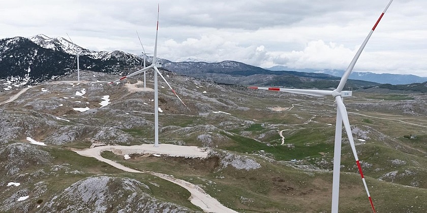U rad puštena vjetroelektrana Gvozd, najvažniji i ključni energetski projekat Crne Gore
