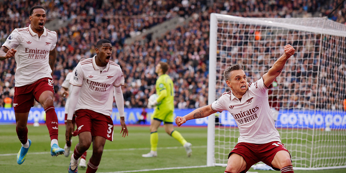 Topnici pobjegli na +5: Trossard srušio West Ham, titula Arsenalu na dohvat ruke