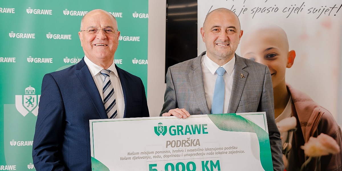 GRAWE osiguranje obilježilo Dan porodice uz podršku djeci oboljeloj od raka