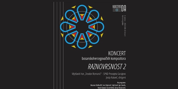 Premijerne horske kompozicije umjetnika Opere Narodnog pozorišta Sarajevo na koncertu "Raznovrsnost 2"