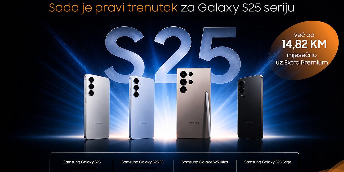 Sada je pravi trenutak za Galaxy S25 seriju: BH Telecom donosi niže cijene i uštede do 263 KM