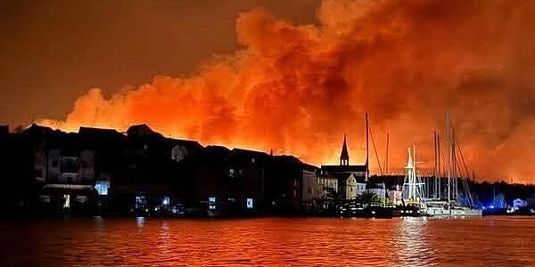 Požar na Braču: Stanovnici Milne napuštaju domovi, nema zvanične evakuacije