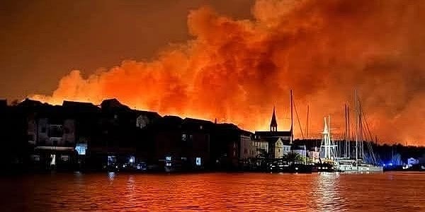 Požar na Braču: Stanovnici Milne napuštaju domovi, nema zvanične evakuacije