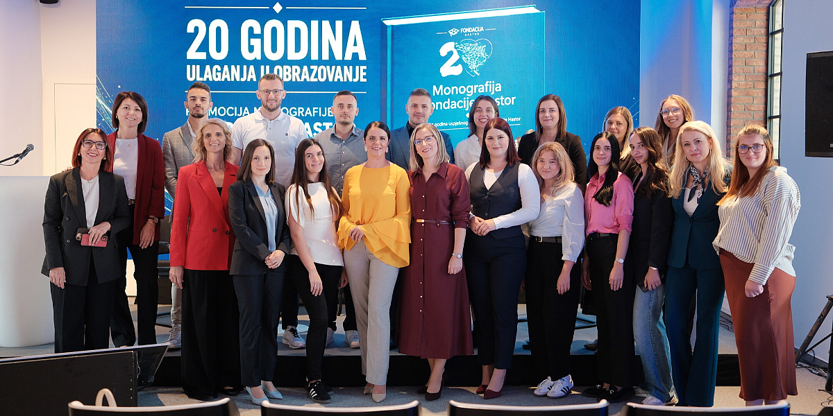 Predstavljena monografija "Dvadeset godina uspješnog djelovanja Fondacije Hastor"