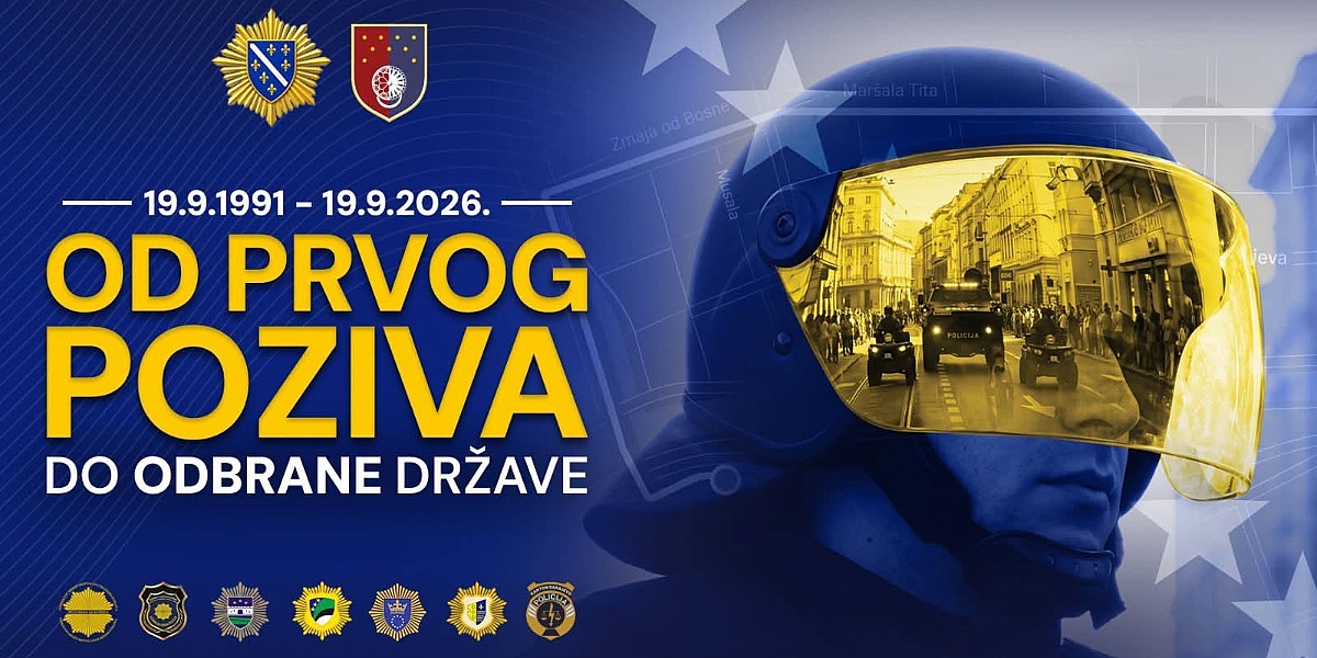 Sutra u Sarajevu veliki defile policijskih snaga, početak u 14 sati ispred Vječne vatre