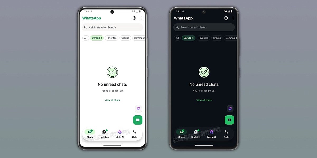 WhatsApp priprema redizajn Android aplikacije: Meta AI seli u navigacijsku traku