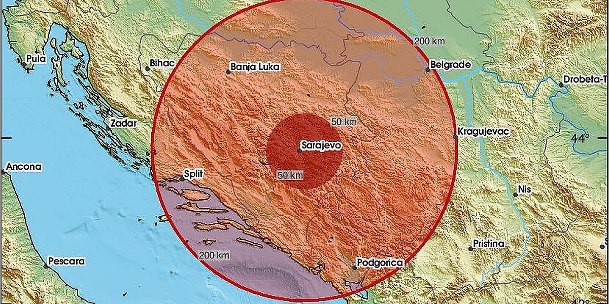 Zemljotres jačine 2,1 stepeni po Richteru pogodio BiH, epicentar u blizini Goražda