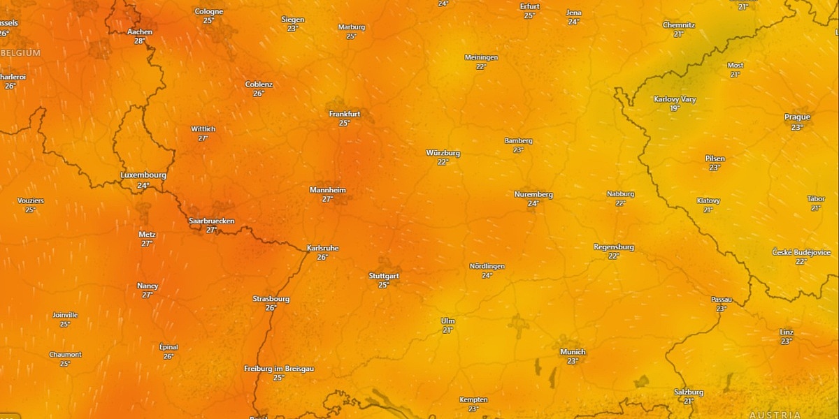Kraj septembra donosi neuobičajene temperaturne kontraste širom Evrope: Dijelovi Njemačke na skoro 35 stepeni