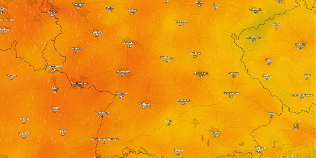 Kraj septembra donosi neuobičajene temperaturne kontraste širom Evrope: Dijelovi Njemačke na skoro 35 stepeni