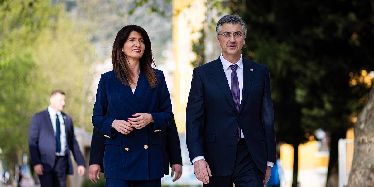 HDZ organizuje završni predizborni skup u Mostaru uz prisustvo Andreja Plenkovića i delegacije iz Hrvatske