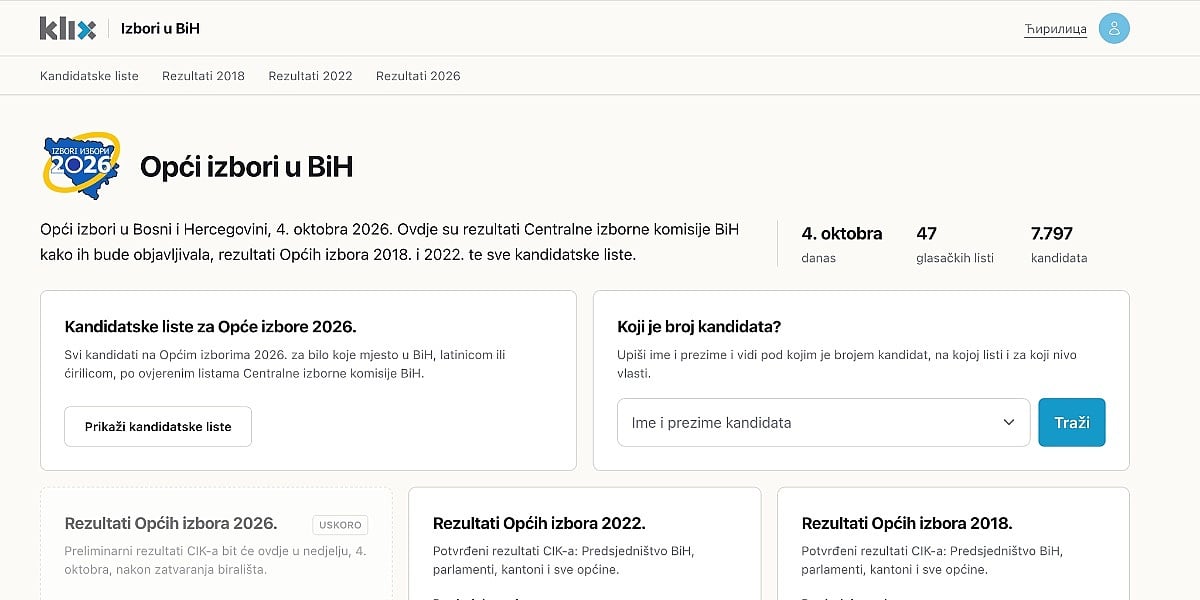 Na biračko mjesto dođite spremni kako bi što brže glasali: Donosimo vam kompletne kandidatske liste