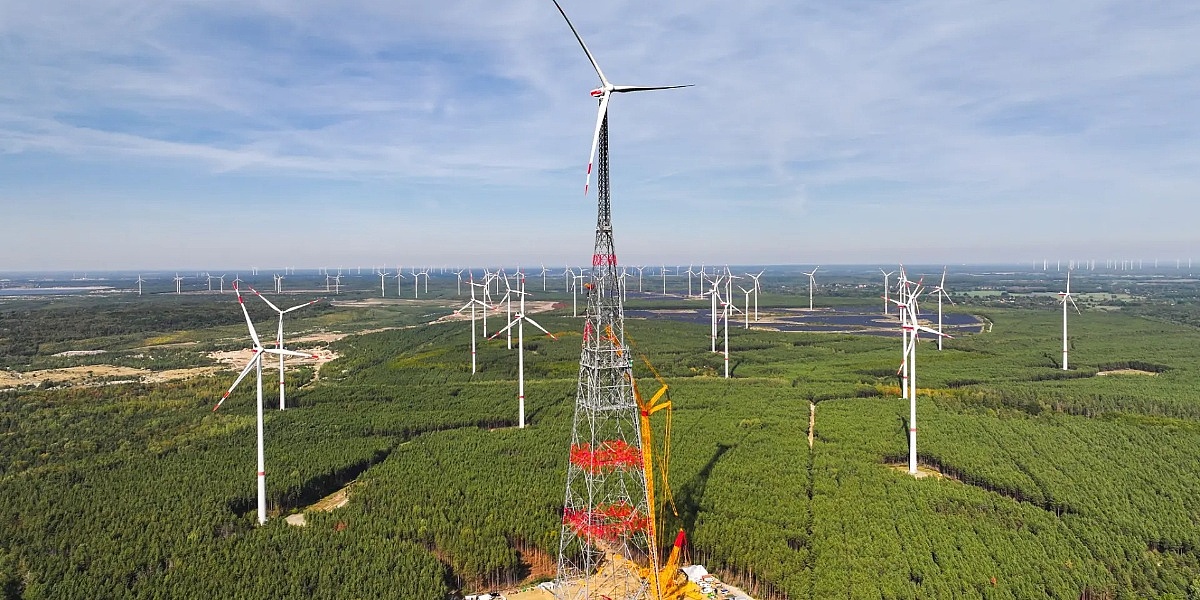U Njemačkoj podignuta najviša vjetroturbina na svijetu visine 365 metara