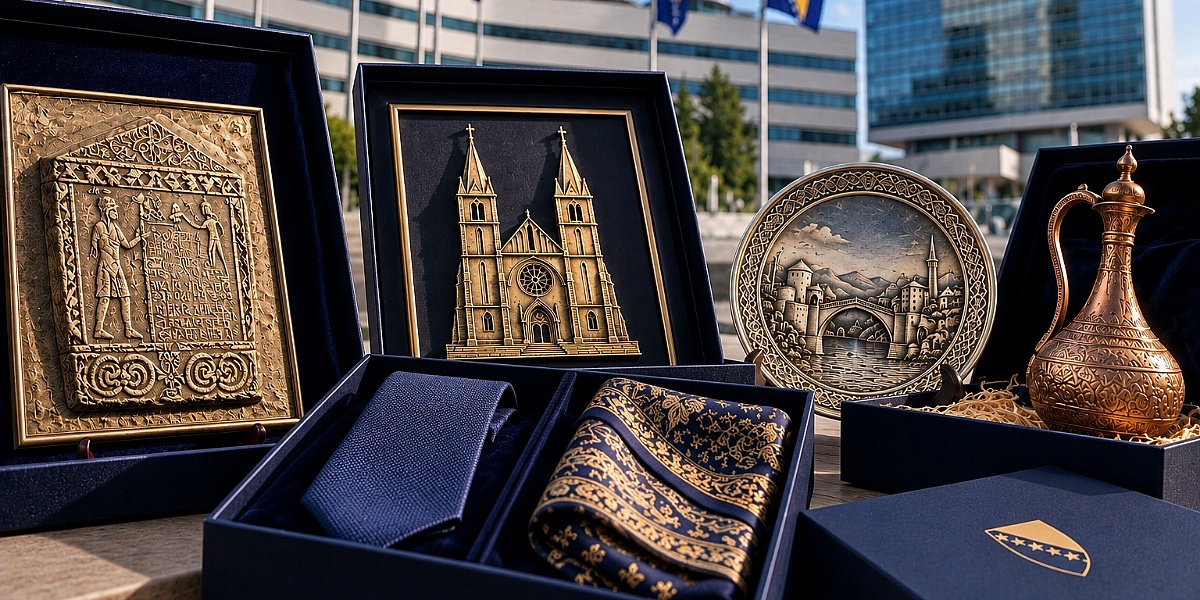 Protokolarni darovi Parlamenta BiH: Od Humačke ploče i Katedrale do diplomatskih kravata