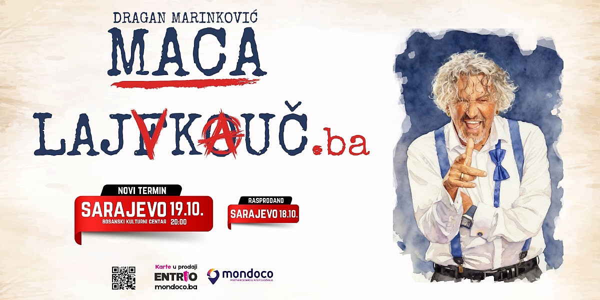 Veliko interesovanje za Macinu monodramu "Lajfkouč.ba": Rasprodan prvi termin, zakazano novo izvođenje