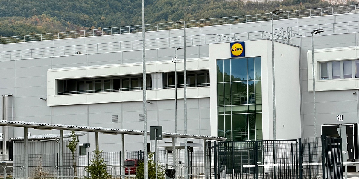 Objekat Lidlovog logističkog centra u Lepenici izvana izgleda potpuno spreman