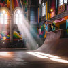 Sto godina stara crkva oslikana drečavim bojama i pretvorena u skate park