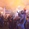 Protest u Podgorici: Baklje pred zgradom RTCG i zahtjev za prelaznom vladom