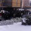 Gladni i očajni: Radnici Krivaje smrzavaju se pred Općinom
