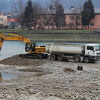 Goražde: Završni radovi na uređenju korita Drine