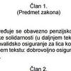 Pročitajte Nacrt zakona o penzijskom i invalidskom osiguranju