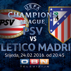 Prijenost utakmice PSV - Atletico Madrid na OBN TV