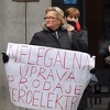 "Nelegalna Uprava prodaje Feroelektro": Protestnim okupljanjem radnici tražili svoja prava