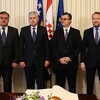Članovi Predsjedništva BiH s Oreškovićem:  Hrvatska podrška euroatlanskim integracijama BiH