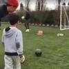Dječak uči od najboljeg: Ronaldo sa sinom igrao nogomet