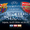 Liga prvaka na OBN TV: Barcelona – Arsenal