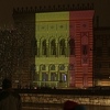 Sarajevska Vijećnica u bojama zastava Belgije i Turske