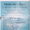 UKCS postavio tablu na kojoj informiše pacijente o njihovim pravima u bolnicama
