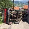 Sarajevo: Prevrnuo se kamion u naselju Bare, nema povrijeđenih