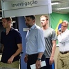Američki plivači Gunnar Bentz i Jack Conger zaustavljeni na aerodromu u Riju