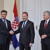 Izetbegović i Čović u Predsjedništvu BiH primili Andreja Plenkovića