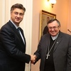 Plenković i kardinal Puljić: Moramo sami sebi pomoći da bi nam drugi više pomogli