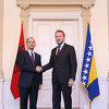 Izetbegović primio Bushatija: Bilateralni odnosi BiH i Albanije su dobri i prijateljski