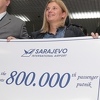 Međunarodni aerodrom Sarajevo ispratio 800.000. putnicu