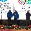 Gradonačelnici Sarajeva i Istočnog Sarajeva preuzeli zastavu EOC-a